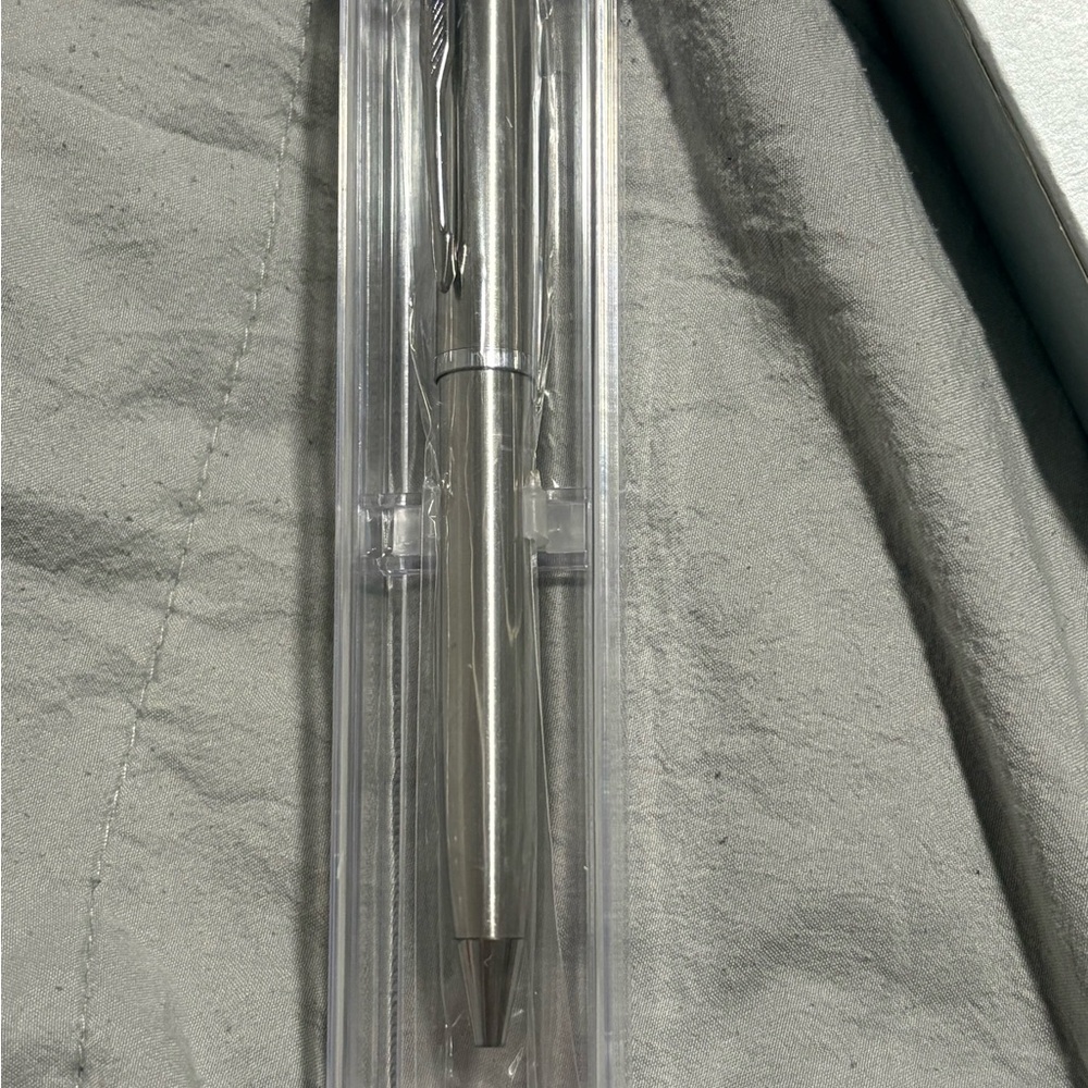 Sleek Silver Pen in Case